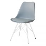 Silla de polipropileno con patas metálicas Ref.4500 10201