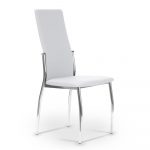 Silla de polipiel con patas metálicas Ref.3683 10201