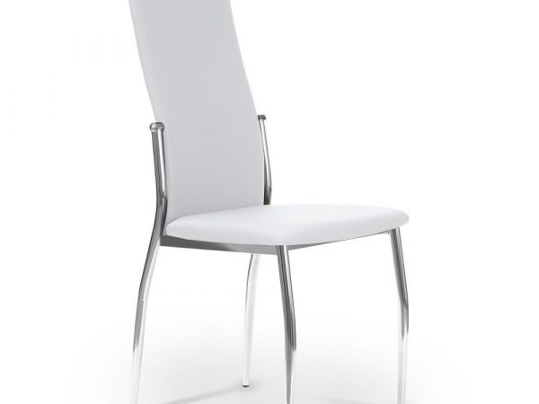 Silla de polipiel con patas metálicas Ref.3683 10201