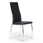 Silla de polipiel con patas metálicas Ref.3683 10201