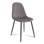 Silla de terciopelo con patas metálicas Ref.3316 10201