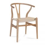 Silla de madera con asiento de Ratán Ref.4282 10201
