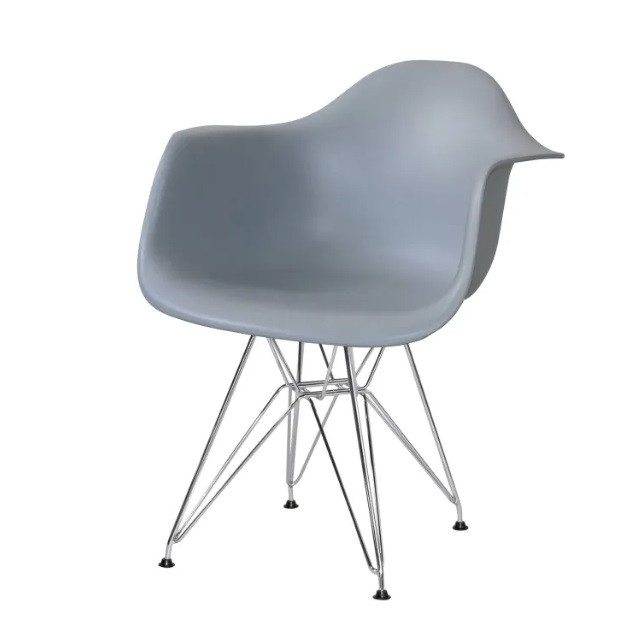 Silla de polipropileno con patas metálicas Ref.4111 10201 Silla de polipropileno con patas metálicas Ref.4111 10201
