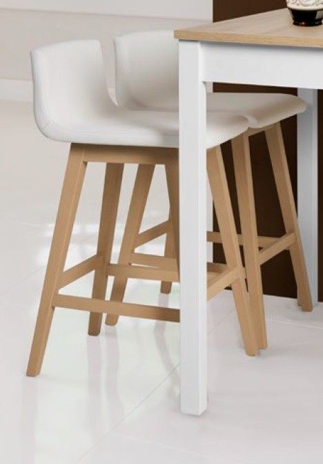 Taburete de Cocina de madera estilo nórdico Ref.Ald2 2310 Taburete de Cocina de madera estilo nórdico Ref.Ald2 2310