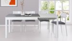Mesa de Cocina Extensible con tapa de cristal (Varias medidas a elegir) Ref.Viena2 2310