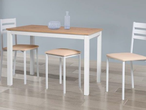 Mesa de Cocina de alta gama Extensible con tapa de chapa sintética (Varias medidas a elegir) Ref.Pola 2310