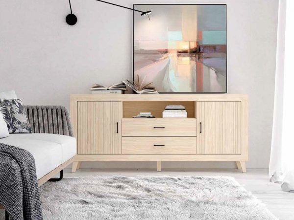 Mueble de Tv con patas Moderno Ref.87 399m