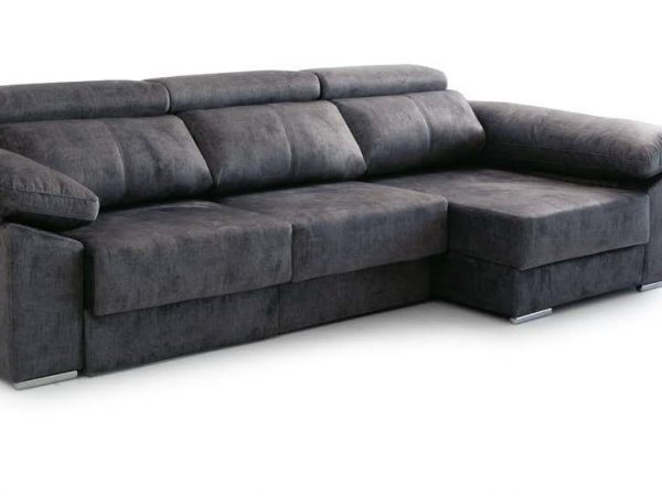 Chaise longue con viscoelástica y asientos deslizantes por carro y arcón Ref.Lino 10198Vive