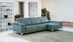 Chaise longue con viscoelástica y patas con asientos deslizantes por carro Ref.Lotta 10198Vive