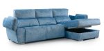 Chaise longue con viscoelástica y con 2 asientos Relax Motor y arcón Ref.Letti 10198Vive