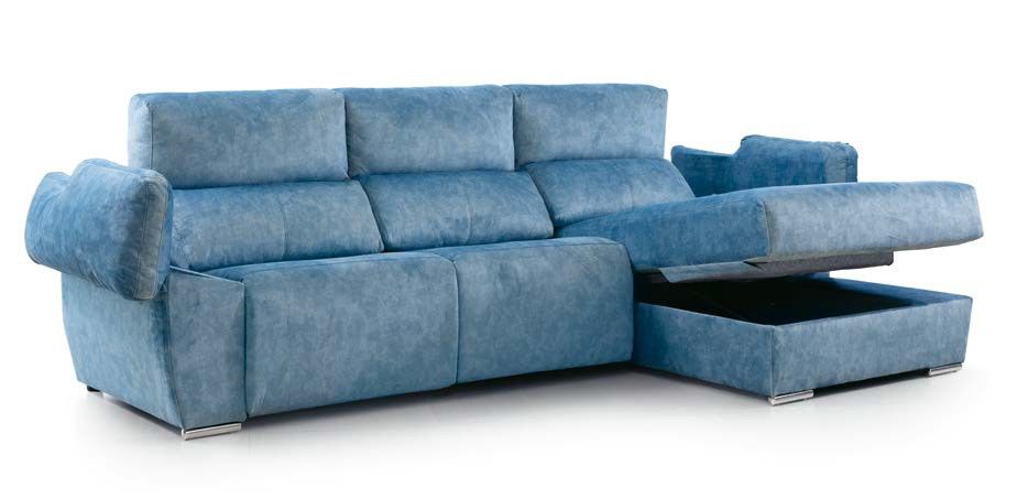 Chaise longue con viscoelástica y con 2 asientos Relax Motor y arcón Ref.Letti 10198Vive Chaise longue con viscoelástica y con 2 asientos Relax Motor y arcón Ref.Letti 10198Vive