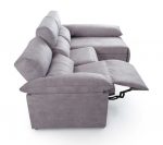 Chaise longue con viscoelástica y con 2 asientos Relax Motor y arcón Ref.Salvia 10198Vive