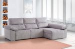 Chaise longue con viscoelástica y con 2 asientos Relax Motor y arcón Ref.Salvia 10198Vive
