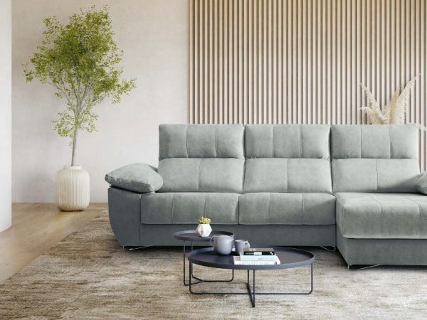 Chaise longue con arcón, viscoelástica y asientos deslizantes Ref.Alisso 10198Vive