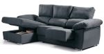 Chaise longue con arcón, viscoelástica y asientos deslizantes Ref.Fico 10198Vive