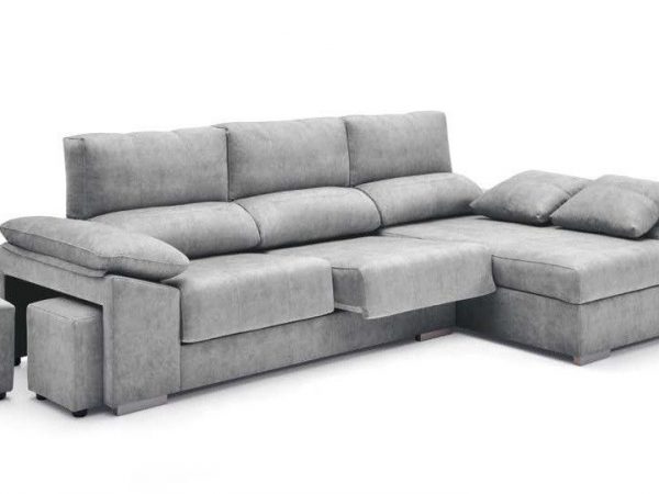Chaise longue con arcón, puffs, viscoelástica y asientos deslizantes Ref.New Vimine 10198Vive