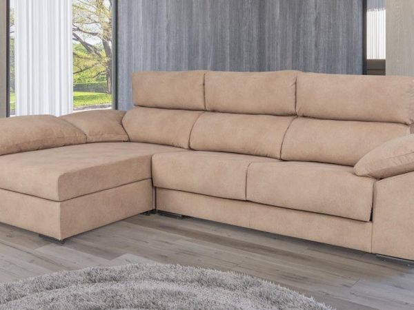 Chaise longue reversible con puffs y asientos deslizantes REF.Bianca 3190