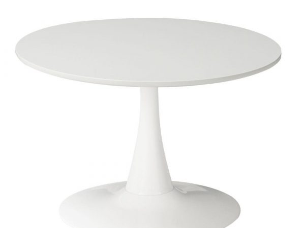 Mesa de centro fija con pata metálica de 70x70 Ref.6118 10201