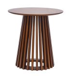 Mesa de rincón redonda de 50x50 de madera Ref.5053 10201