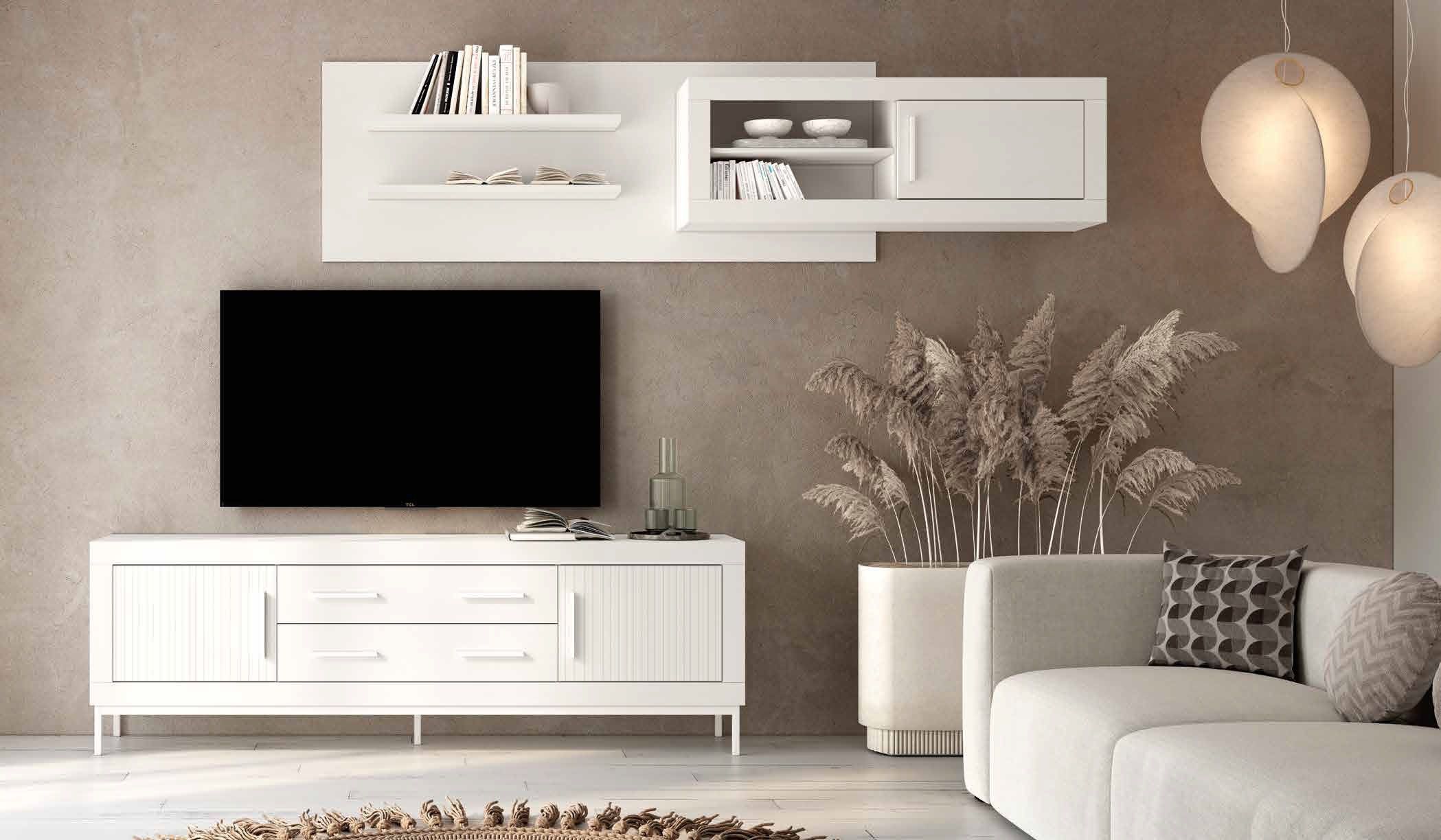 Mueble de Salón Moderno con patas Ref. 07 399m Mueble de Salón Moderno con patas Ref. 07 399m