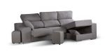 Chaise longue asientos deslizantes, arcón y puffs Ref.Valle 150 Cat.Gen