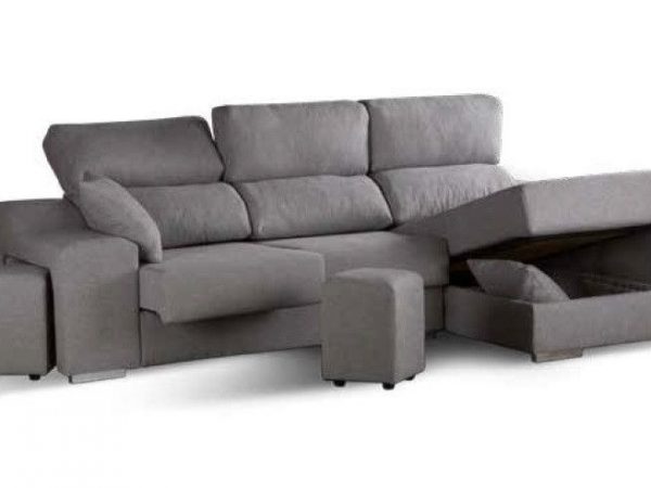 Chaise longue asientos deslizantes, arcón y puffs Ref.Valle 150 Cat.Gen