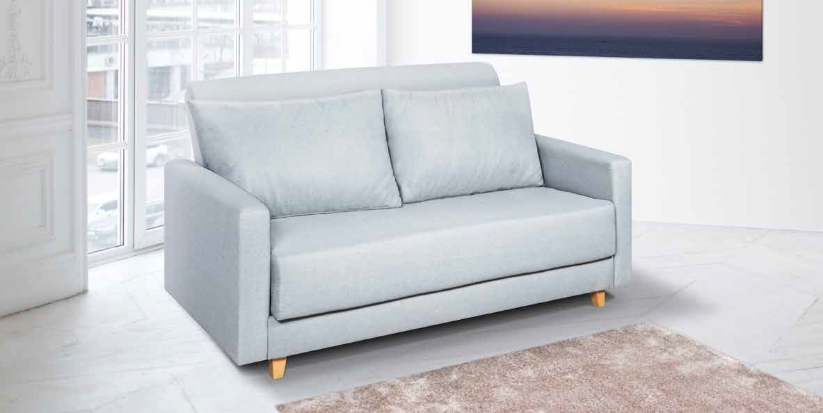 Sofá Cama extensible de tela Ref.Agueda 150 Cat.Gen Sofá Cama extensible de tela Ref.Agueda 150 Cat.Gen