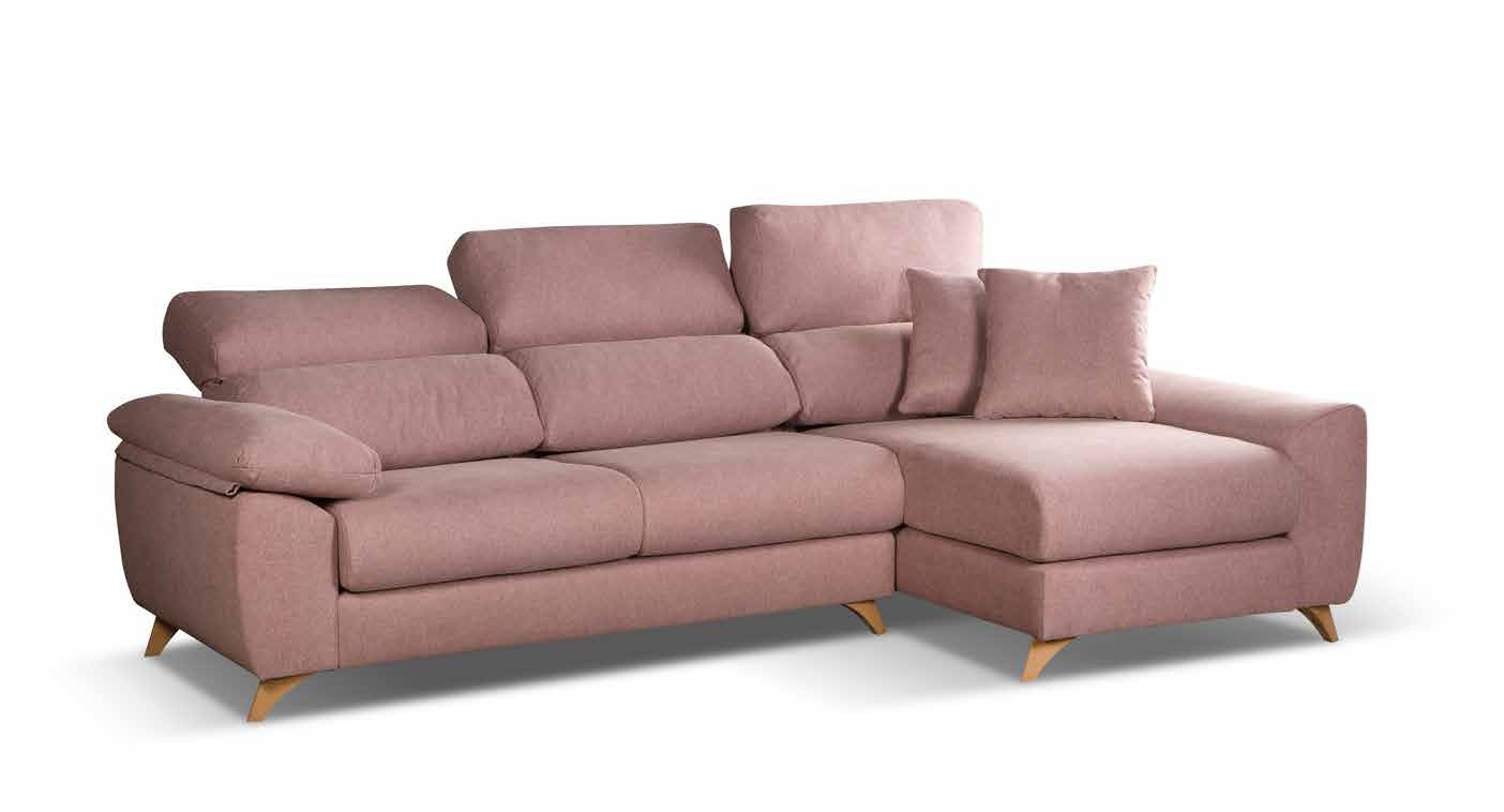 chaise longue barato en pamplona navarra melisa Chaise longue con patas y asientos fijos Ref.Melisa150 - Imagen 1
