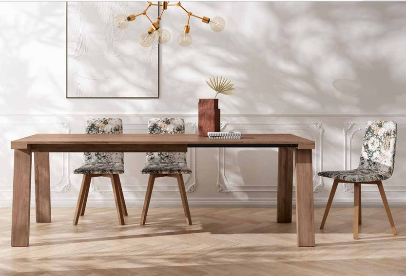 Mesa de Comedor rectangular extensible Ref.25822 2377 Mesa de Comedor rectangular extensible Ref.25822 2377