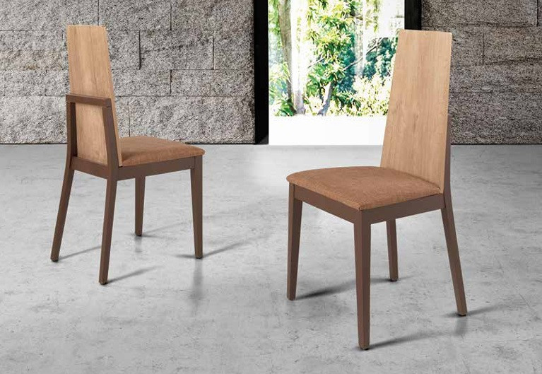 Silla de comedor de chapa sintética Ref.114 2377 Silla de comedor de chapa sintética Ref.114 2377