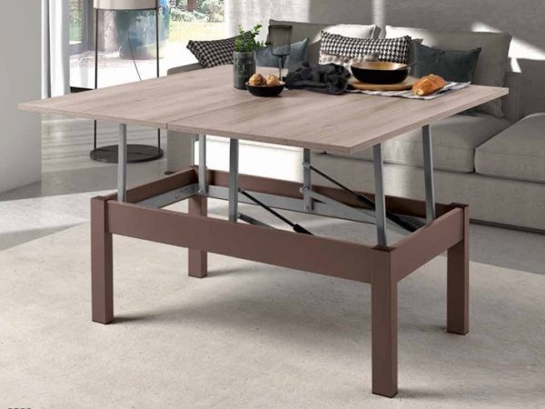 Mesa de centro convertible a mesa de comedor de 100 cm x 50 cm Ref.22120a 2377