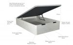 Canapé de Gran capacidad con Tapa 4D antideslizante Ref.Gran Box 3175