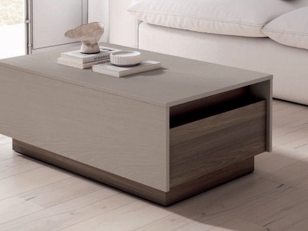 Mesa de centro elevable con cajones de 100x50 Ref.5055 1443 Nod