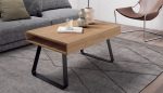 Mesa de centro elevable de 100x60 con patas metálicas Ref.5070 1443 Nod
