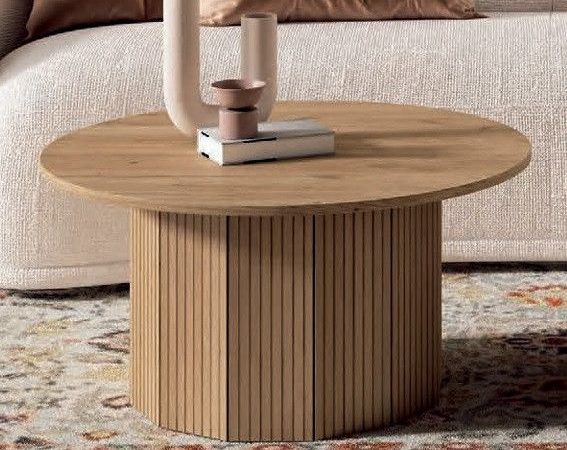 Mesa de centro fija redonda de 100x100 Ref.5142 1443 Nod