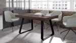 Mesa de Comedor Extensible de 140x90 con patas metálicas Ref.5545 1443 no