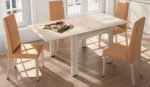 Mesa de Comedor Cuadrada Extensible de 90x90 Ref.5680 1443 no
