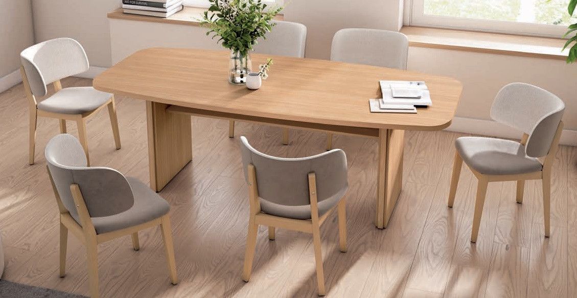 Mesa de Comedor Rectangular fija de 200x100 o 220x100 Ref.5710 1443 no Mesa de Comedor Rectangular fija de 200x100 o 220x100 Ref.5710 1443 no