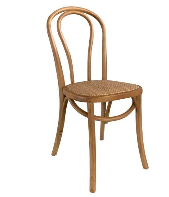 Silla de madera con asiento de Ratán Ref.1886 10201 Silla de madera con asiento de Ratán Ref.1886 10201