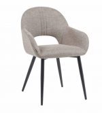 Silla de tela con patas metálicas Ref.6027 10201
