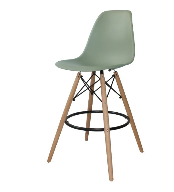 Taburete alto de polipropileno Verde kale Ref.4194 10201 Taburete alto de polipropileno Verde kale Ref.4194 10201