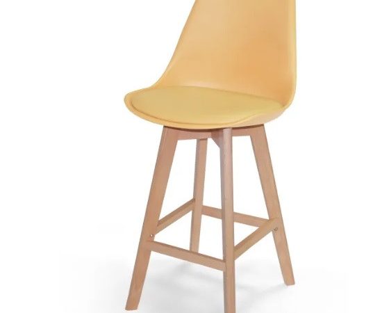Taburete alto de polipropileno Beige Ref.4478 10201