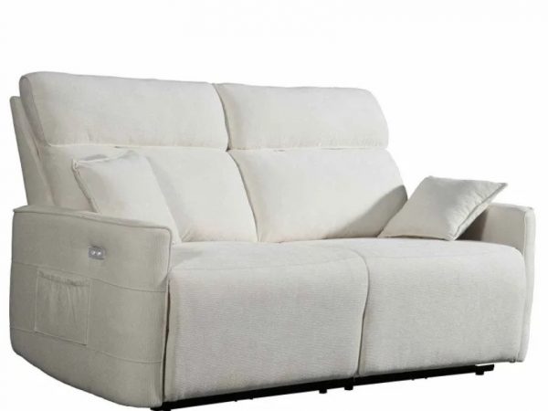 Sofá con 2 Relax motor eléctrico de tela Ref.4587 10201