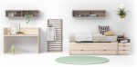 Cuna convertible (140x70) en Cama compacto de 90x190 con cajones REF.06 1007 Juv