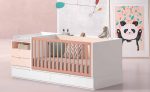 Cuna convertible (140x70) en Cama nido de 90x190 con cajones REF.08 1007 Juv