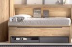 Cama con cajones compacto de 90x190 (Disponible en más medidas) REF.44 1007 Juv