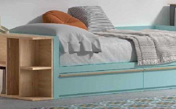Cama Nido con cajones de 90x190 (Disponible en más medidas) REF.53 1007 Juv