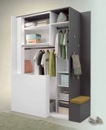 Dormitorio juvenil con cama block y Armario de Rincón REF.33 1007 Juv