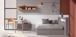 Dormitorio juvenil con canapé con cajones de 135x190 REF.79 1007 Juv