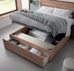 Dormitorio de matrimonio moderno con luces led y Canapé Ref.03 1443 CT